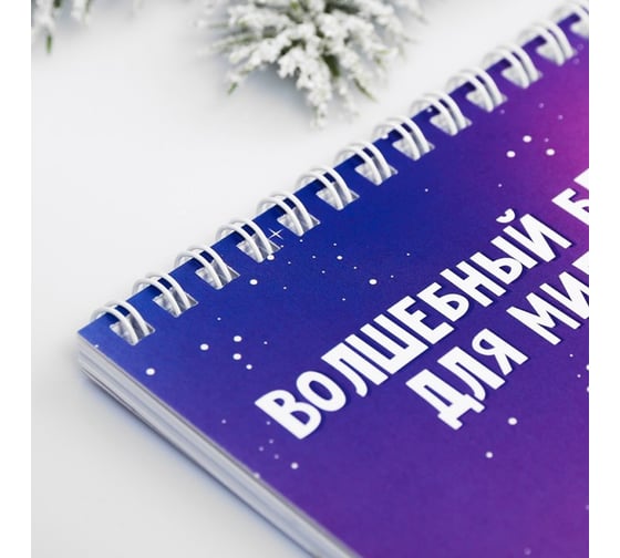 Блокнот Зимнее волшебство Новогодняя ламочка, А5 4478954
