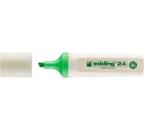 Текстовыделитель EDDING 24 EcoLine скошенный наконечник, 2-5 мм, светло-зеленый E-24#11