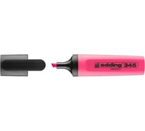 Текстовыделитель EDDING 345 заправляемый, скошенный наконечник, 2-5 мм, блистер, розовый E-345#1-B#9