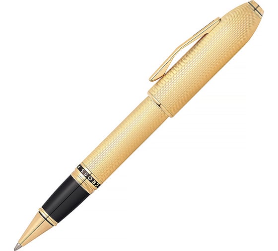 Ручка-роллер Cross Peerless 125 - Gold M BL AT0705-4
