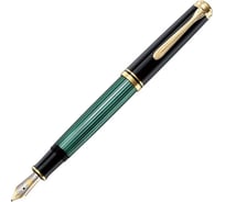 Перьевая ручка Pelikan Souveraen Black and Green GT, M 980029