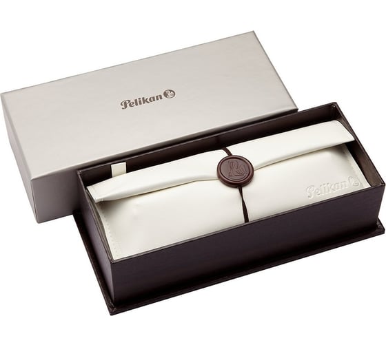 Перьевая ручка Pelikan Souveraen Black and Green GT, M 980029