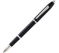 Перьевая ручка Cross Century II - Black lacquer, перьевая ручка F AT0086-102FS