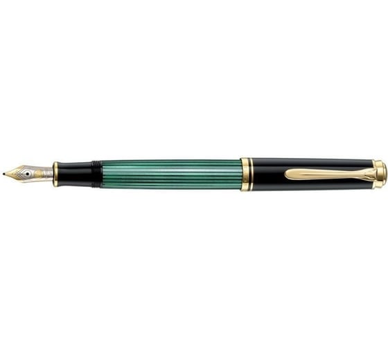 Перьевая ручка Pelikan Souveraen Black and Green GT, M 994863
