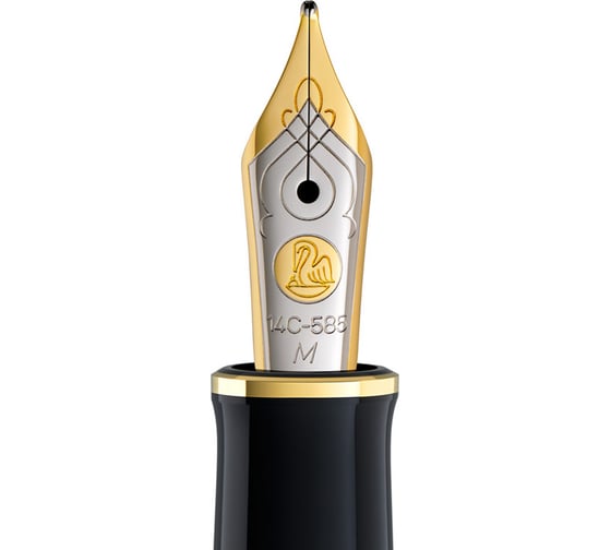 Перьевая ручка Pelikan Souveraen Black and Green GT, M 994863