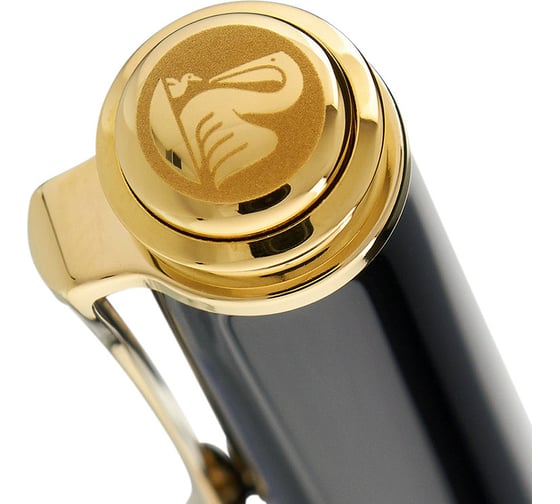 Перьевая ручка Pelikan Souveraen Black and Green GT, M 994863