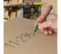 Перманентный маркер ULTRA MARKER BRAUBERG, зеленый, 3,5 мм с клипом 12 шт 152207 2
