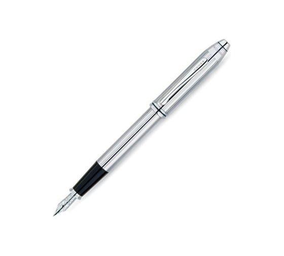 Перьевая ручка Cross Townsend - Lustrous Chrome F BL 536-FS 1