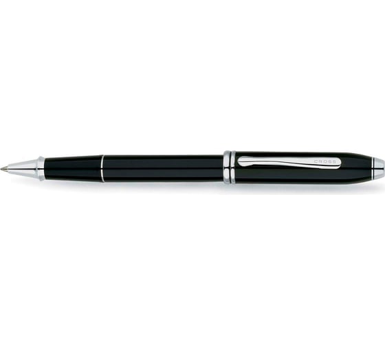 Ручка-роллер Cross Townsend - Black Lacquer Rhodium Plated M BL AT0045-4 1
