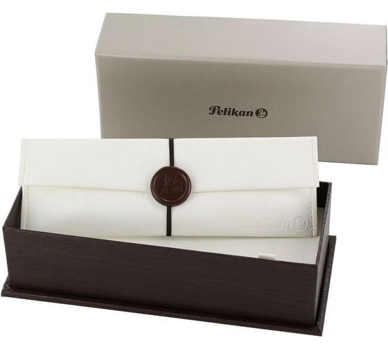 Шариковая ручка Pelikan Souveraen Black Green GT, M 996991