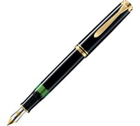 Перьевая ручка Pelikan Souveraen Black GT, F 980128