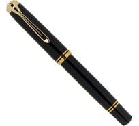 Перьевая ручка Pelikan Souveraen Black GT, F 995563
