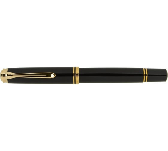 Перьевая ручка Pelikan Souveraen Black GT, M 995571