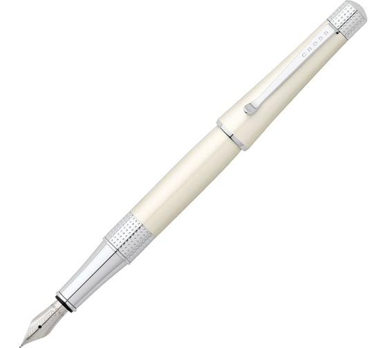 Перьевая ручка Cross Beverly - White CT M BL AT0496-2MS