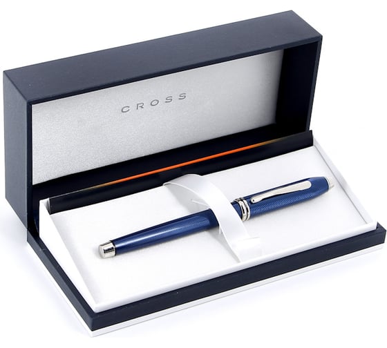 Ручка-роллер Cross Townsend - Quartz Blue Lacquer M BL 695-1