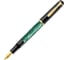 Перьевая ручка Pelikan Elegance Classic Black and Green Marbled GT, M 994103 2