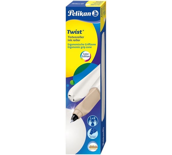 Ручка-роллер Pelikan Office Twist Classy Neutral White Pearls, ручка-роллер, M PL811453