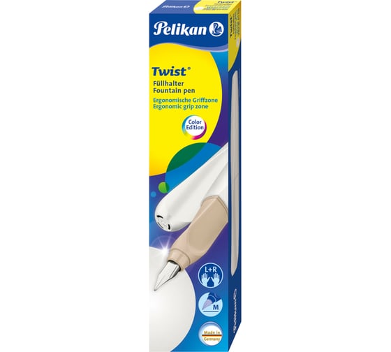 Перьевая ручка Pelikan Office Twist Classy Neutral White Pearls, M PL811439