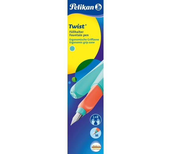 Перьевая ручка Pelikan Office Twist Spearmint, перьевая ручка, M PL916660