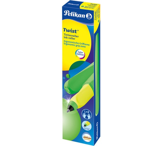 Ручка-роллер Pelikan Office Twist Standard Green Neon, M PL807265