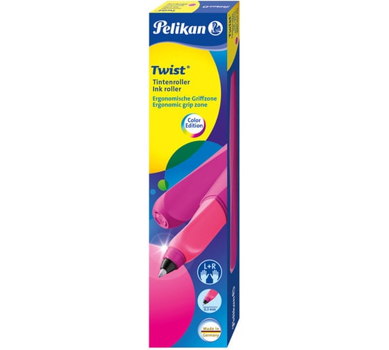 Ручка-роллер Pelikan Office Twist Standard Neon, M PL804202