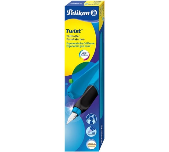 Перьевая ручка Pelikan Office Twist Standard Petrol, M PL811316