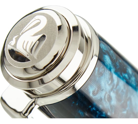 Ручка-роллер Pelikan Souveraen Ocean Swirl СT, F 806107