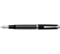 Перьевая ручка Pelikan Souveraen Stresemann Anthracite CT, M 957639