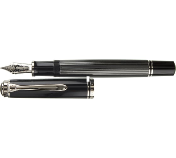 Перьевая ручка Pelikan Souveraen Stresemann Anthracite CT, M 957639