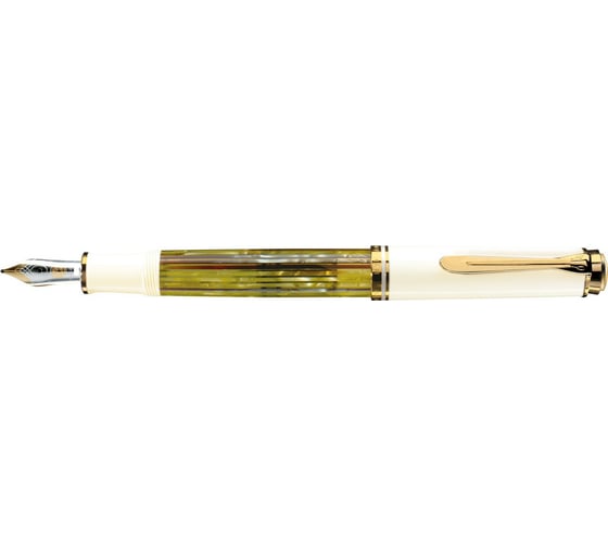 Перьевая ручка Pelikan Souveraen White Tortoise GT, F 934166 1
