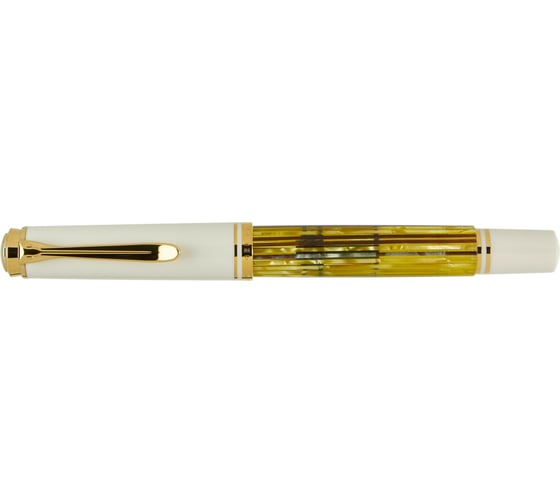 Перьевая ручка Pelikan Souveraen White Tortoise GT, F 934166