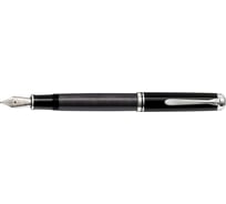 Перьевая ручка Pelikan Souveraen Stresemann Anthracite CT, F 957621