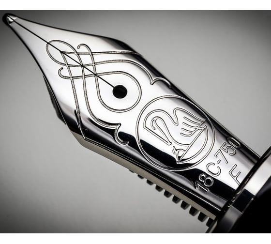 Перьевая ручка Pelikan Souveraen Stresemann Anthracite CT, F 957621