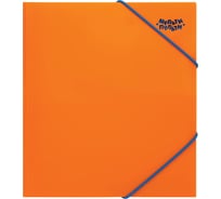 Папка для тетрадей на резинке Мульти-Пульти А5, 500 мкм, оранжевая ПНР_41380