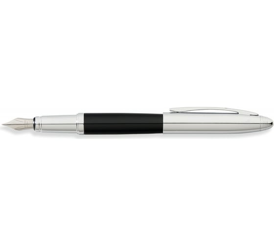 Перьевая ручка FranklinCovey Lexington - Black Chrome, M, BL FC0016-1MS