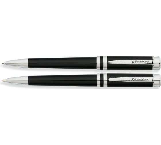 Подарочный набор FranklinCovey Freemont - Black Chrome, шариковая ручка, карандаш, M FC0031-1 1