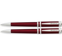 Набор подарочный FranklinCovey Freemont - Red Chrome, шариковая ручка, карандаш, M FC0031-3