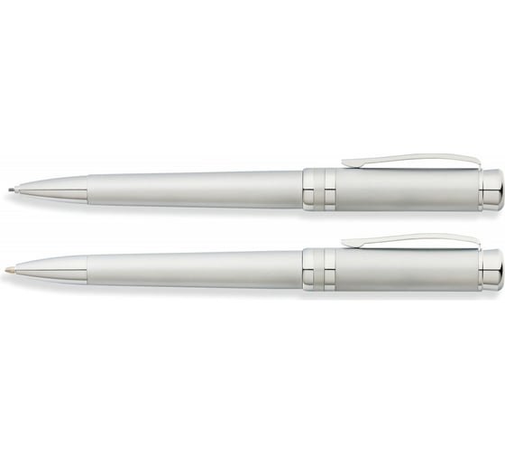 Подарочный набор FranklinCovey Freemont - Satin Chrome, шариковая ручка, карандаш, M FC0031-2