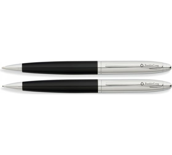 Подарочный набор FranklinCovey Lexington - Black Chrome, шариковая ручка, карандаш, M FC0011-1 1