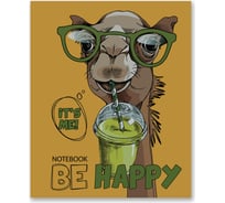 Бизнес-блокнот SVETOCH Будь счастлив 399 матовая ламинация + выборочный лак, A5+ 64 листа клетка упаковка 18 шт 682847