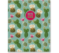 Бизнес-блокнот SVETOCH Леди Кактус 395 глянцевая ламинация, A5+ 64 листа клетка упаковка 18 шт 682821