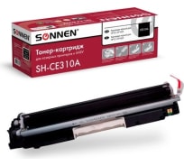 Лазерный картридж SONNEN SH-CE310A для HP СLJ CP1025, высшее качество, черный, 1200 страниц 363962