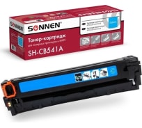 Лазерный картридж SONNEN SH-CB541A для HP СLJ CP1215/1515 высшее качество, голубой, 1400 страниц 363955