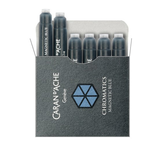 Чернила Caran d’Ache Carandache синий, 6 шт в упаковке 8021.149 1
