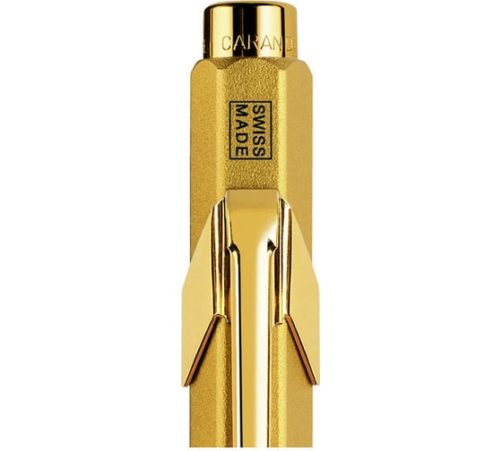 Шариковая ручка Caran d’Ache Carandache Office 849 GoldBar - шариковая ручка, M 849.999