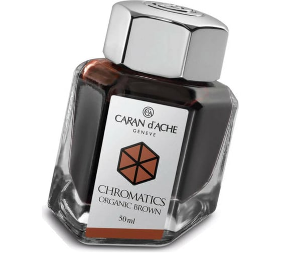 Чернила Caran d’Ache Carandache коричневые, 50 мл 8011.049