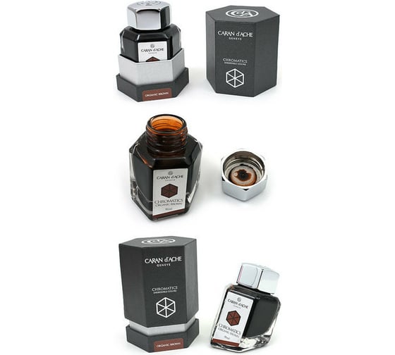 Чернила Caran d’Ache Carandache коричневые, 50 мл 8011.049