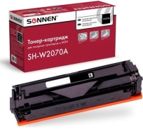 Лазерный картридж SONNEN SH-W2070A для HP СLJ 150/178, высшее качество, черный, 1000 страниц 363966
