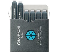 Чернила Caran d’Ache Carandache бирюзовый, 6 шт в упаковке 8021.191
