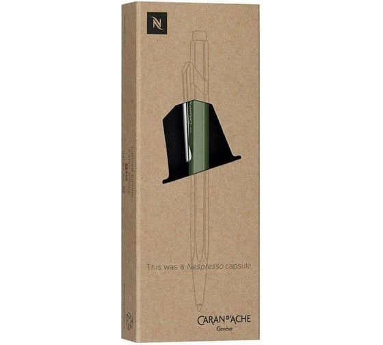 Шариковая ручка Caran d’Ache Carandache Office 849 Nespresso Edition 2 - Green India M 849.248